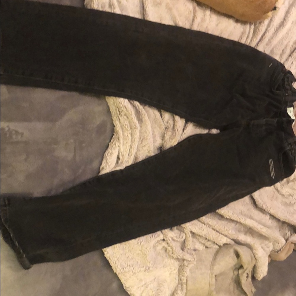 Off-white black jeans 32/32 stretch waist